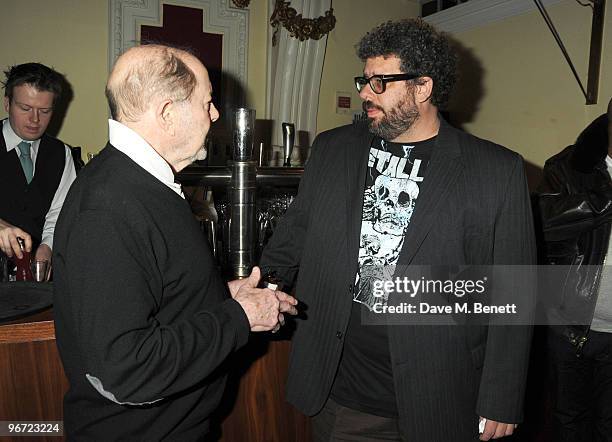 Nicolas Roeg and Neil LaBute attend the launch of 'Heavy Rain' for PlayStation 3 at The Electric Cinema on February 15, 2010 in London, England.