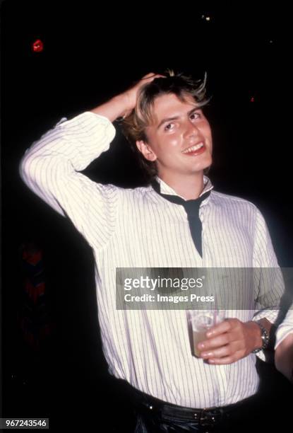 John Taylor of Duran Duran circa 1983 in New York.
