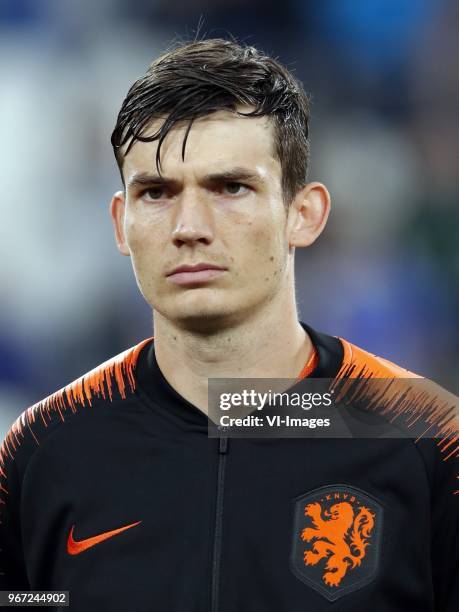 Marten de Roon of Holland during the International friendly match between Italy and The Netherlands at Allianz Stadium on June 04, 2018 in Turin,...