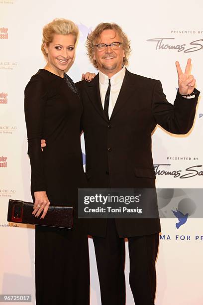 Verena Kerth and Martin Krug attends the Annual Cinema For Peace Gala during day five of the 60th Berlin International Film Festival at the...