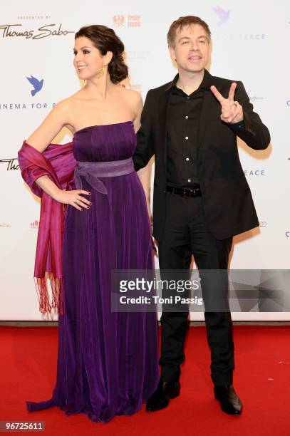 Gudrun Mittermeier and Michael Mittermeier attend the Annual Cinema For Peace Gala during day five of the 60th Berlin International Film Festival at...