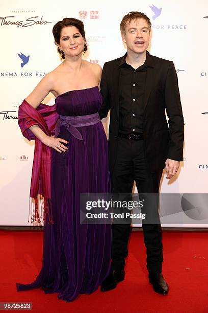 Gudrun Mittermeier and Michael Mittermeier attend the Annual Cinema For Peace Gala during day five of the 60th Berlin International Film Festival at...