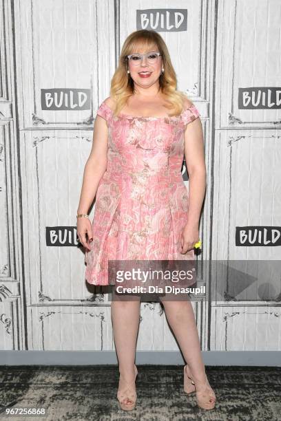 Kirsten Vangsness visits the Build Series to discuss "Criminal Minds" at Build Studio on June 4, 2018 in New York City.
