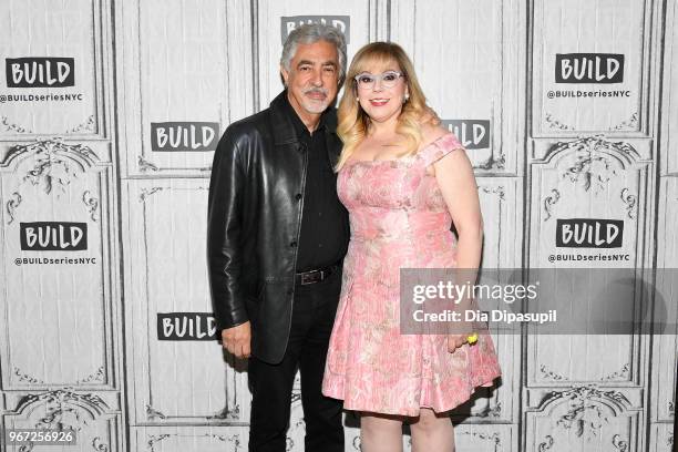 Joe Mantegna and Kirsten Vangsness visit the Build Series to discuss "Criminal Minds" at Build Studio on June 4, 2018 in New York City.