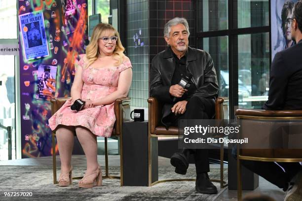 Kirsten Vangsness and Joe Mantegna visit the Build Series to discuss "Criminal Minds" at Build Studio on June 4, 2018 in New York City.