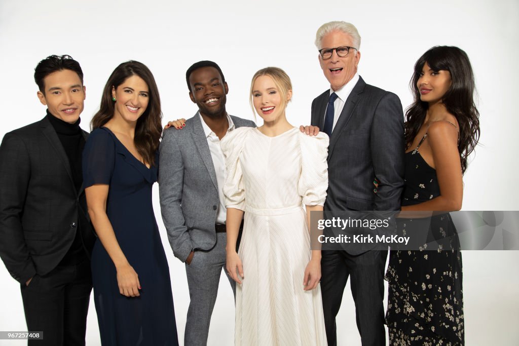 Cast of The Good Place, Los Angeles Times, May 17, 2018