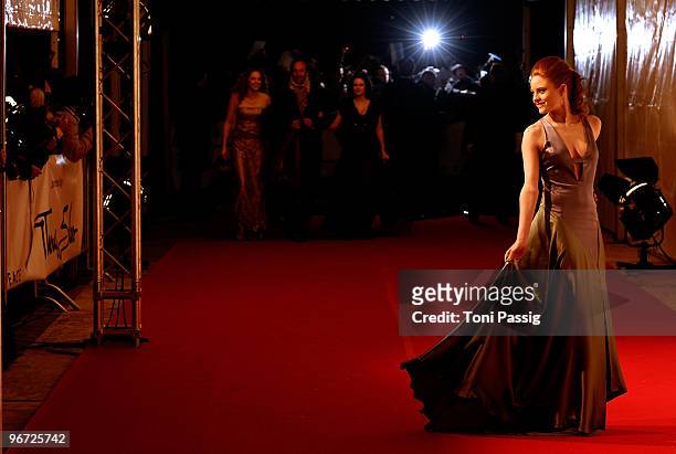 Barbara Meier attends the Annual Cinema For Peace Gala during day five of the 60th Berlin International Film Festival at the Konzerthaus am...