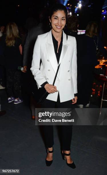 Caroline Issa attends the "Hoping For Palestine" benefit concert for Palestinian refugee children at The Roundhouse on June 4, 2018 in London,...