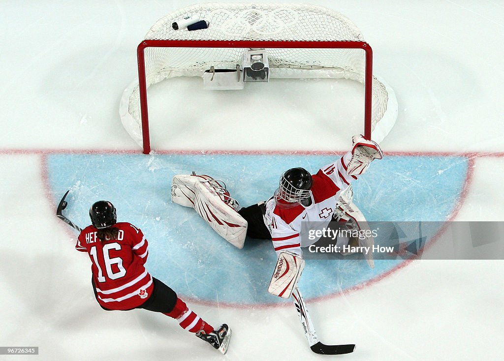 Ice Hockey - Day 4 - Switzerland v Canada 