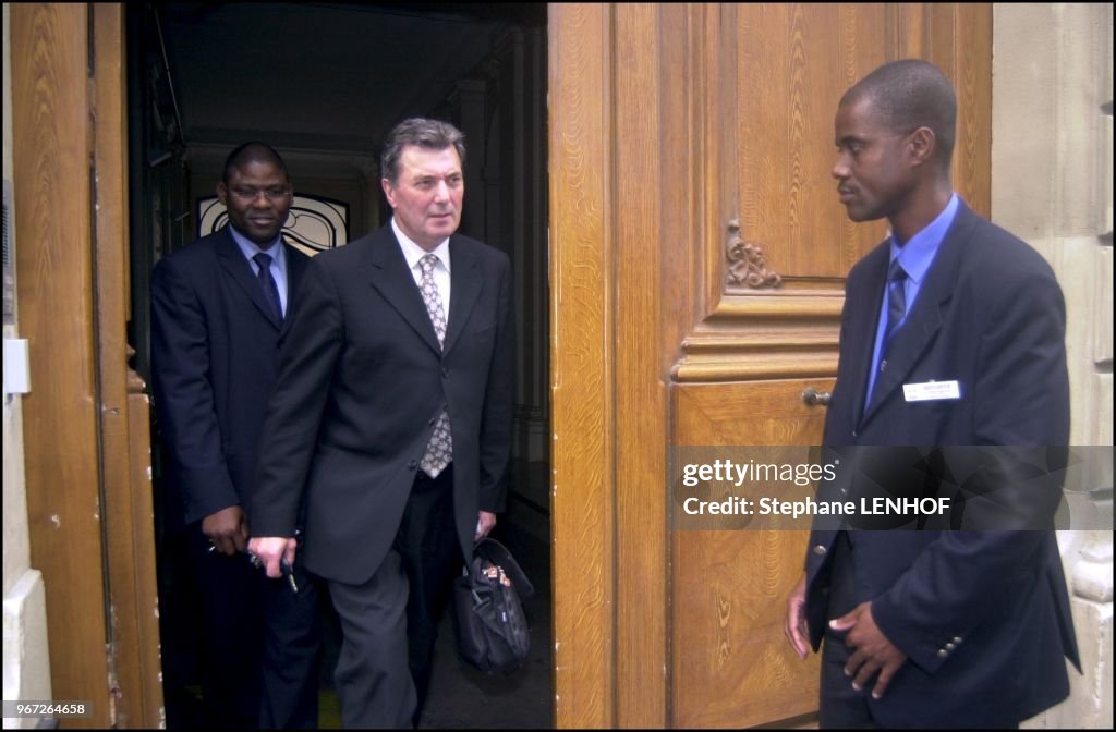 Roger Lemerre at FFF (French Football Federation) headquarters in Paris.