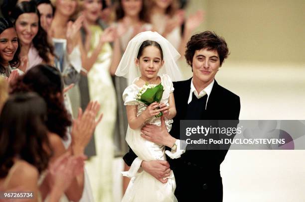 Ines de la Fressange and Daughter.