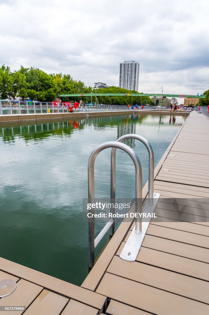 Hygiène des eaux des bassins de la Villette - Paris