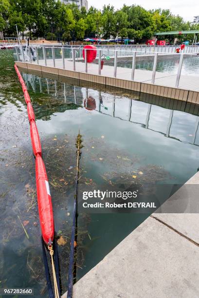 Le principal enjeu du bassin de la Villette est l'hygiène ;les organismes "Eau de Paris" et "l'ARS" possèdent une liste de recherche de bactéries...