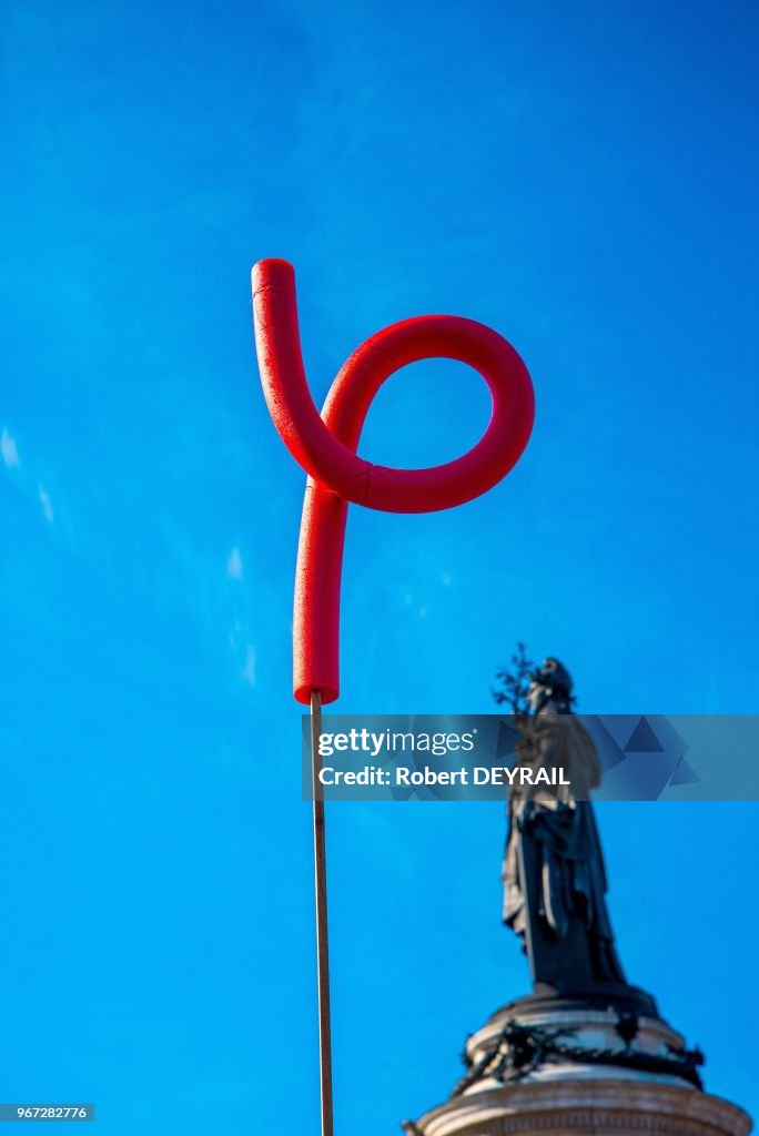Manifestation du mouvement "La France Insoumise