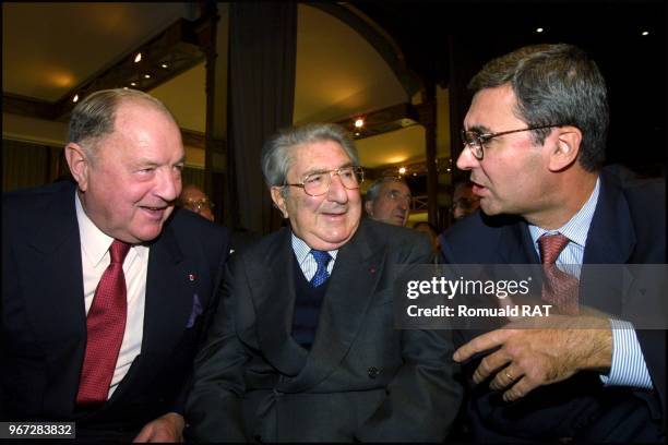 Albert Frere, Gilbert Trigano and Jean Marc Espalioux.