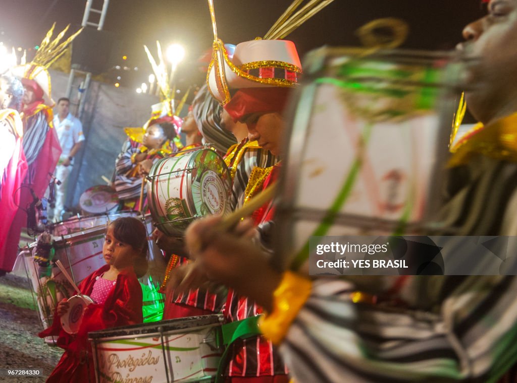 Carnival - Brazil - Samba School Battery - "Surdo and Repique"