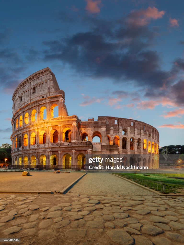 Colosseum in the evening