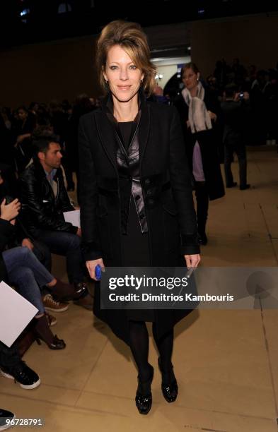 Editor-in-Chief of ELLE Roberta Myers attends the Marc Jacobs Women's Collection 2010 Show at the NY State Armory on February 15, 2010 in New York...