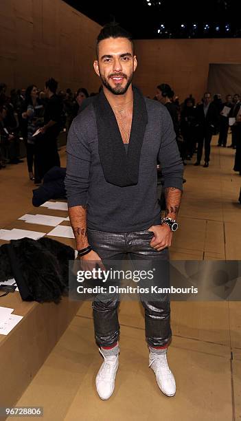 Lorenzo Martone attends the Marc Jacobs Women's Collection 2010 Show at the NY State Armory on February 15, 2010 in New York City.