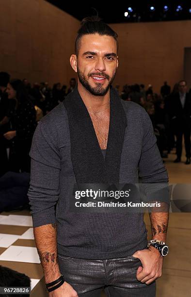 Lorenzo Martone attends the Marc Jacobs Women's Collection 2010 Show at the NY State Armory on February 15, 2010 in New York City.