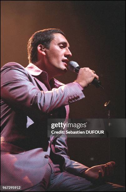 Dany Brillant in concert in Paris.