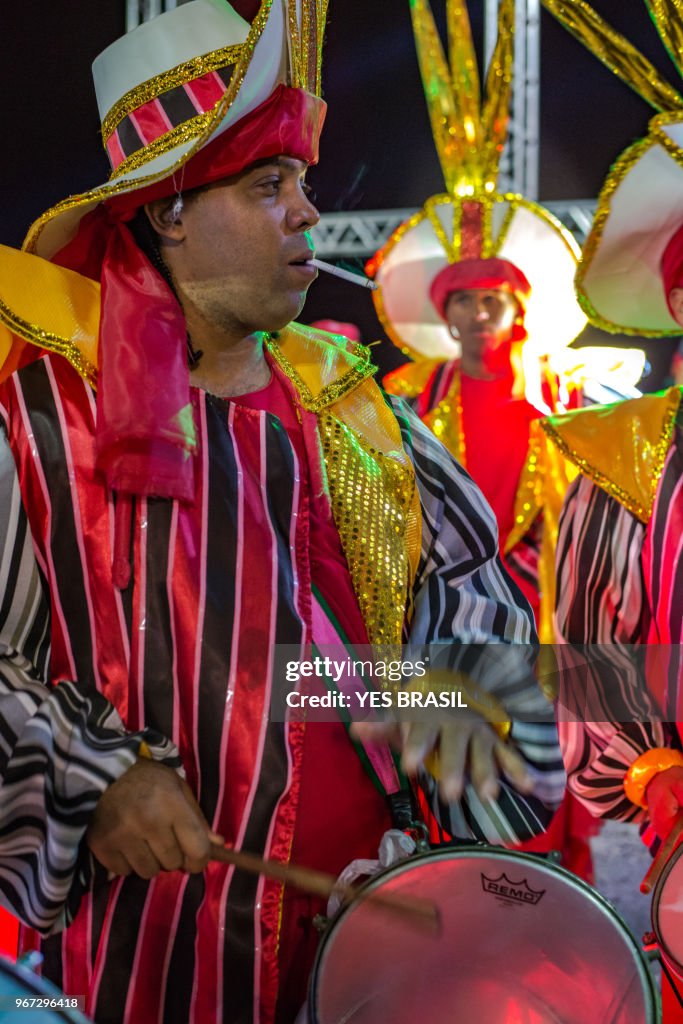Carnival - Brazil - Samba School Battery - "Surdo and Repique"