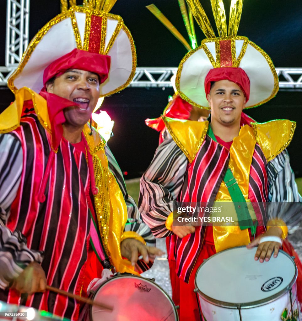 Carnival - Brazil - Samba School Battery - "Surdo and Repique"