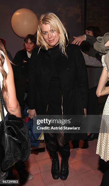 Photographer Amanda de Cadenet attends the Alexa Chung for Madewell Collection Launch Fall 2010 at the Bowery Hotel on February 15, 2010 in New York...