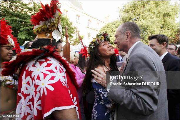 Garden party pour l'Outre-Mer au Ministere de l'Outre-Mer.