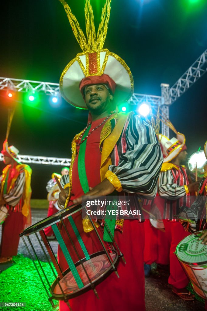 Carnival - Brazil - Samba School Battery - "Surdo and Repique"