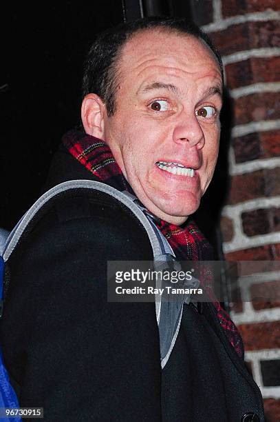 Actor Tom Papa visits "Late Show With David Letterman" at the Ed Sullivan Theater on February 15, 2010 in New York City.