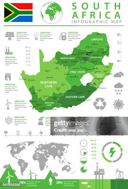 14 - south africa - eco-industry info 10 - port elizabeth south africa stock illustrations