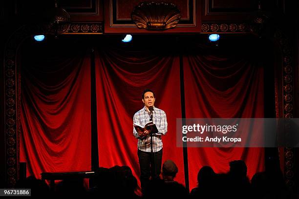 Mario Cantone performs during "Celebrity Autobiography: In Their Own Words" at The Triad Theater on February 15, 2010 in New York City.