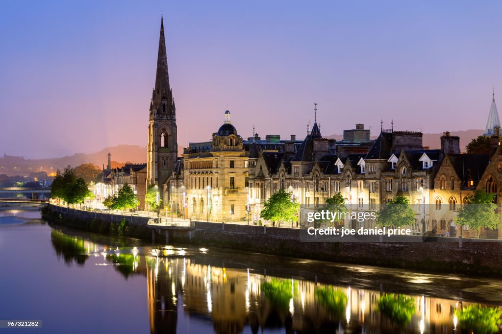 Early Morning, Skyline, St Matthews Church of Scotland, Perth, Scotland