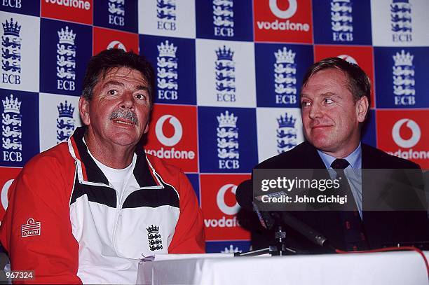 Ex-Australian Wicket Keeper Rodney Marsh and Director of Development Hugh Morris talk at the Official Opening of the ECB new National Cricket Academy...