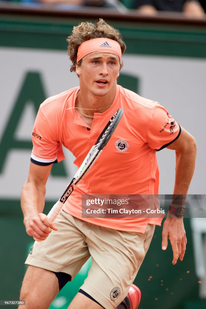 2018 French Open Tennis Tournament. Roland Garros.