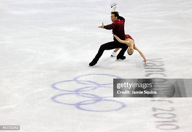 Xue Shen and Hongbo Zhao of China compete in the Figure Skating Pairs Free Program on day 4 of the Vancouver 2010 Winter Olympics at the Pacific...