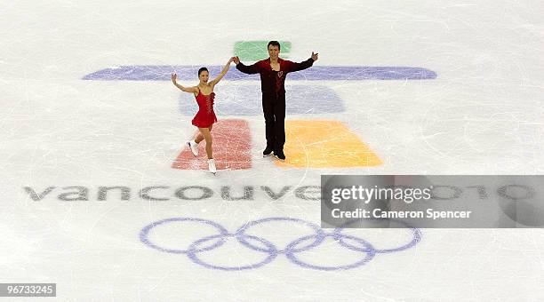 Xue Shen and Hongbo Zhao of China compete in the Figure Skating Pairs Free Program on day 4 of the Vancouver 2010 Winter Olympics at the Pacific...