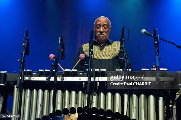 Mulatu Atsake en concert le 13 septembre 2017 pendant le Festival Jazz à la Villette, Paris, France.