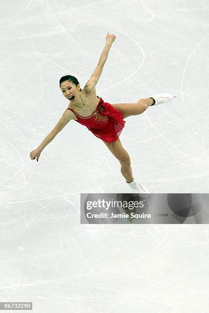 Xue Shen competes in the Figure Skating Pairs Free Program on day 4 of the Vancouver 2010 Winter Olympics at the Pacific Coliseum on February 15,...