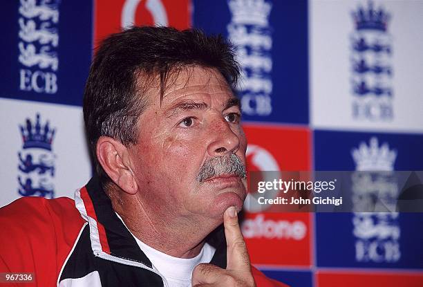 Ex-Australian Wicket Keeper Rodney Marsh at a press conference for the Official Opening of the ECB new National Cricket Academy at the Royal Military...