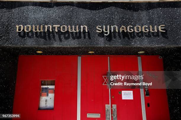 The Isaac Agree Downtown Synagogue in Detroit, Michigan on May 25, 2018.