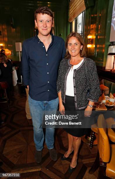 Arthur Soames and Jennie Churchill attend a charity auction, held at The Wigmore in partnership with the Royal British Legion, to celebrate the...