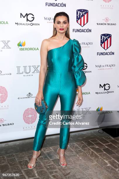 Norma Ruiz attends 'Thinking In Your Cloud' charity dinner at the Lux restaurant on June 4, 2018 in Madrid, Spain.