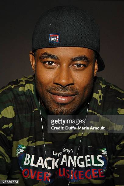 Actor Lamman Rucker attends the opening night of "Black Angels Over Tuskegee" at St. Luke's Theater on February 15, 2010 in New York City.