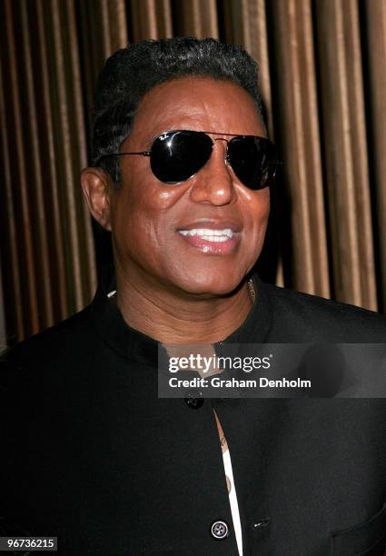 Jermaine Jackson attends a drinks reception to promote Arena's new TV show "The Jacksons: A Family Dynasty" at Tokonoma on February 16, 2010 in...