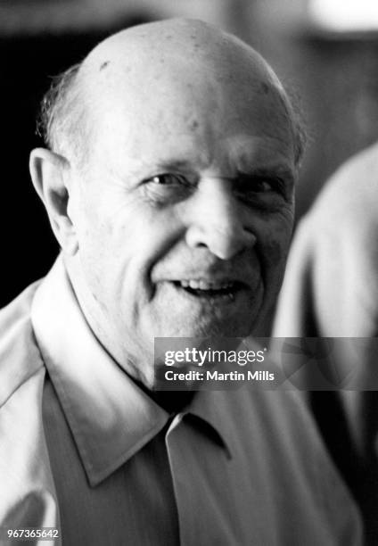 Spanish cellist, composer, and conductor Pablo Casals poses for a portrait circa 1967.