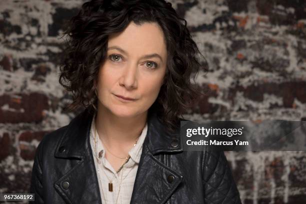 Actress Sara Gilbert is photographed for Los Angeles Times on May 7, 2018 in Los Angeles, California. PUBLISHED IMAGE. CREDIT MUST READ: Marcus...