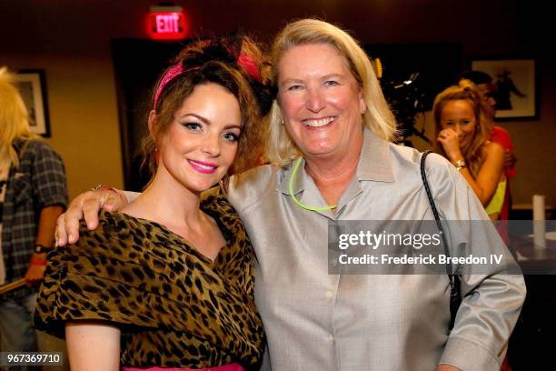 Actress Kimberly Williams-Paisley and guest attend Nashville '80s Dance Party benefiting The Alzheimer's Association at Wildhorse Saloon on June 3,...