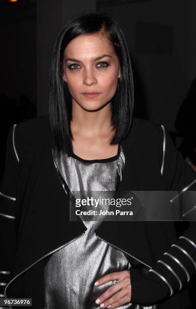 Leigh Lezark attends the Rad Hourani Fall 2010 during Mercedes-Benz Fashion Week at Milk Studios on February 15, 2010 in New York City.